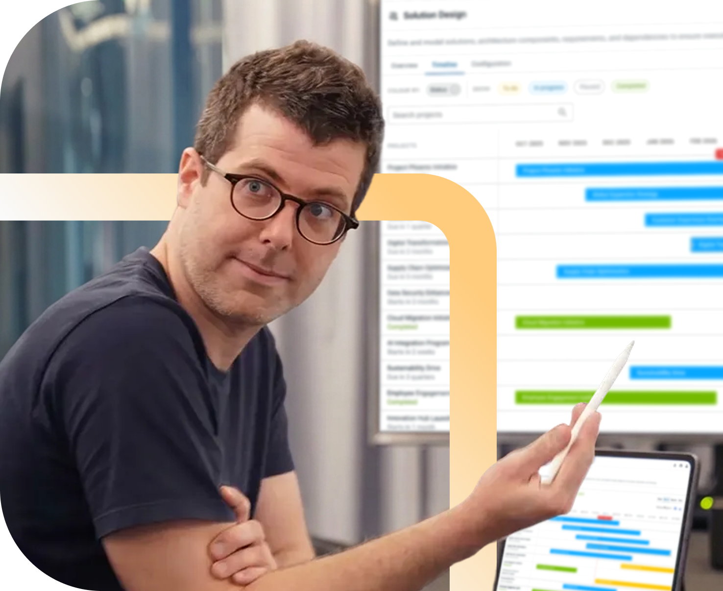 Define the future, <span class="light-yellow-gradient">drive the steps</span>